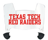 Texas Tech Red Raiders Mini Football Helmet Visor Shield w/ Clips - PICK VISOR & LOGO COLOR