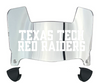 Texas Tech Red Raiders Mini Football Helmet Visor Shield w/ Clips - PICK VISOR & LOGO COLOR