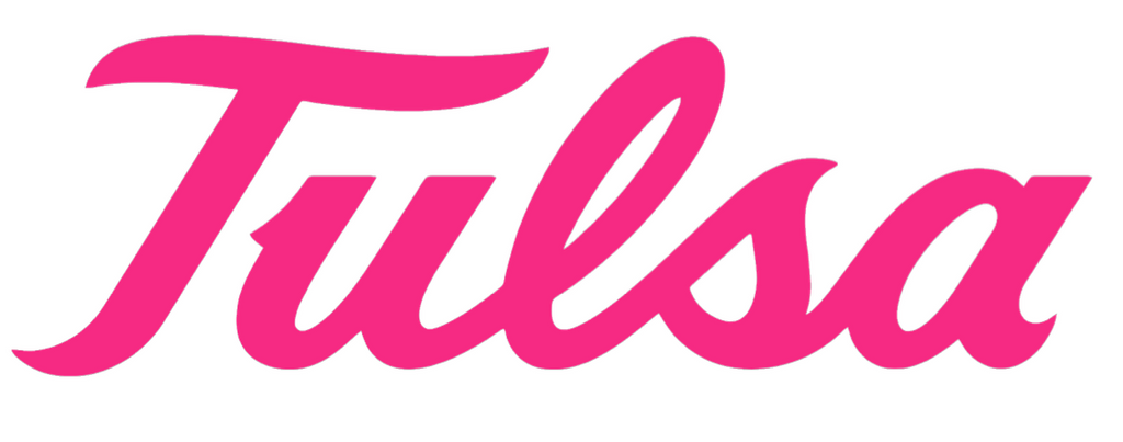 Tulsa Golden Hurricane HOT PINK Team Logo Premium DieCut Vinyl Decal PICK SIZE