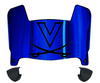 Virginia Cavaliers Mini Football Helmet Visor Shield w/ Clips - PICK VISOR & LOGO COLOR