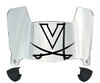 Virginia Cavaliers Mini Football Helmet Visor Shield w/ Clips - PICK VISOR & LOGO COLOR