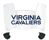 Virginia Cavaliers Mini Football Helmet Visor Shield w/ Clips - PICK VISOR & LOGO COLOR