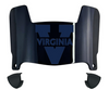 Virginia Cavaliers Mini Football Helmet Visor Shield w/ Clips - PICK VISOR & LOGO COLOR