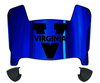 Virginia Cavaliers Mini Football Helmet Visor Shield w/ Clips - PICK VISOR & LOGO COLOR