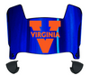 Virginia Cavaliers Mini Football Helmet Visor Shield w/ Clips - PICK VISOR & LOGO COLOR