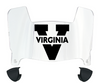 Virginia Cavaliers Mini Football Helmet Visor Shield w/ Clips - PICK VISOR & LOGO COLOR