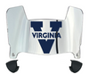 Virginia Cavaliers Mini Football Helmet Visor Shield w/ Clips - PICK VISOR & LOGO COLOR