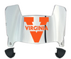 Virginia Cavaliers Mini Football Helmet Visor Shield w/ Clips - PICK VISOR & LOGO COLOR