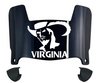 Virginia Cavaliers Mini Football Helmet Visor Shield w/ Clips - PICK VISOR & LOGO COLOR