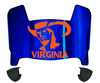 Virginia Cavaliers Mini Football Helmet Visor Shield w/ Clips - PICK VISOR & LOGO COLOR