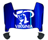 Virginia Cavaliers Mini Football Helmet Visor Shield w/ Clips - PICK VISOR & LOGO COLOR