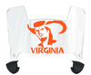 Virginia Cavaliers Mini Football Helmet Visor Shield w/ Clips - PICK VISOR & LOGO COLOR