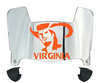 Virginia Cavaliers Mini Football Helmet Visor Shield w/ Clips - PICK VISOR & LOGO COLOR