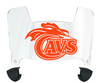 Virginia Cavaliers Mini Football Helmet Visor Shield w/ Clips - PICK VISOR & LOGO COLOR