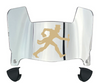 Wake Forest Demon Deacons Mini Football Helmet Visor Shield w/ Clips - PICK VISOR & LOGO COLOR