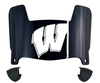 Wisconsin Badgers Mini Football Helmet Visor Shield w/ Clips - PICK VISOR & LOGO COLOR