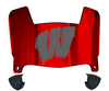 Wisconsin Badgers Mini Football Helmet Visor Shield w/ Clips - PICK VISOR & LOGO COLOR