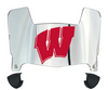 Wisconsin Badgers Mini Football Helmet Visor Shield w/ Clips - PICK VISOR & LOGO COLOR