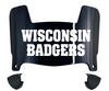 Wisconsin Badgers Mini Football Helmet Visor Shield w/ Clips - PICK VISOR & LOGO COLOR