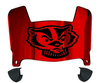 Wisconsin Badgers Mini Football Helmet Visor Shield w/ Clips - PICK VISOR & LOGO COLOR