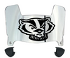 Wisconsin Badgers Mini Football Helmet Visor Shield w/ Clips - PICK VISOR & LOGO COLOR