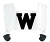 Wisconsin Badgers Mini Football Helmet Visor Shield w/ Clips - PICK VISOR & LOGO COLOR