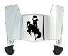 Wyoming Cowboys Mini Football Helmet Visor Shield w/ Clips - PICK VISOR & LOGO COLOR