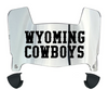 Wyoming Cowboys Mini Football Helmet Visor Shield w/ Clips - PICK VISOR & LOGO COLOR