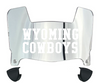 Wyoming Cowboys Mini Football Helmet Visor Shield w/ Clips - PICK VISOR & LOGO COLOR