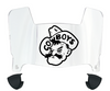 Wyoming Cowboys Mini Football Helmet Visor Shield w/ Clips - PICK VISOR & LOGO COLOR