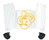 Wyoming Cowboys Mini Football Helmet Visor Shield w/ Clips - PICK VISOR & LOGO COLOR