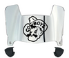 Wyoming Cowboys Mini Football Helmet Visor Shield w/ Clips - PICK VISOR & LOGO COLOR