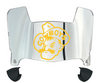 Wyoming Cowboys Mini Football Helmet Visor Shield w/ Clips - PICK VISOR & LOGO COLOR