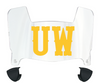 Wyoming Cowboys Mini Football Helmet Visor Shield w/ Clips - PICK VISOR & LOGO COLOR