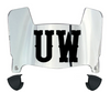 Wyoming Cowboys Mini Football Helmet Visor Shield w/ Clips - PICK VISOR & LOGO COLOR