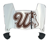 Wyoming Cowboys Mini Football Helmet Visor Shield w/ Clips - PICK VISOR & LOGO COLOR