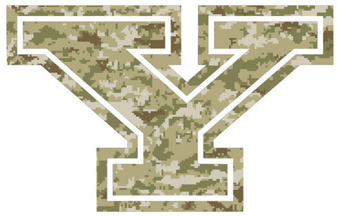 Youngstown State Penguins Team Logo Salute to Service Camouflage Camo Vinyl Decal PICK SIZE