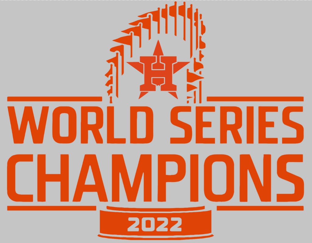 Houston Astros 2022 World Series Champions Precision Cut Decal